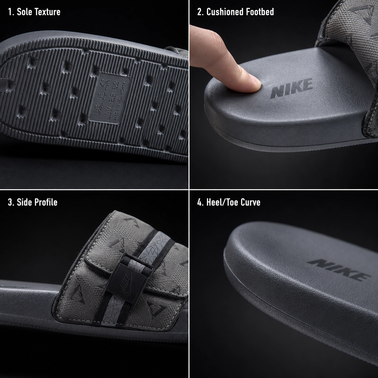 Nike Unisex Comfort Adjustable Offcourt Slides
