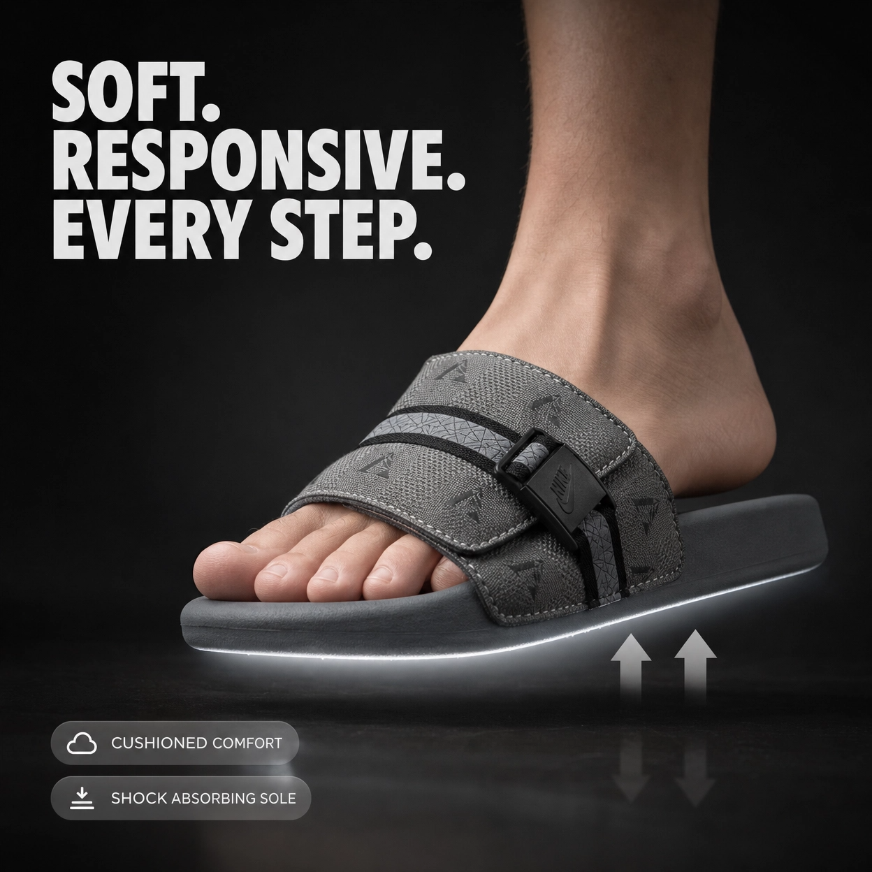 Nike Unisex Comfort Adjustable Offcourt Slides