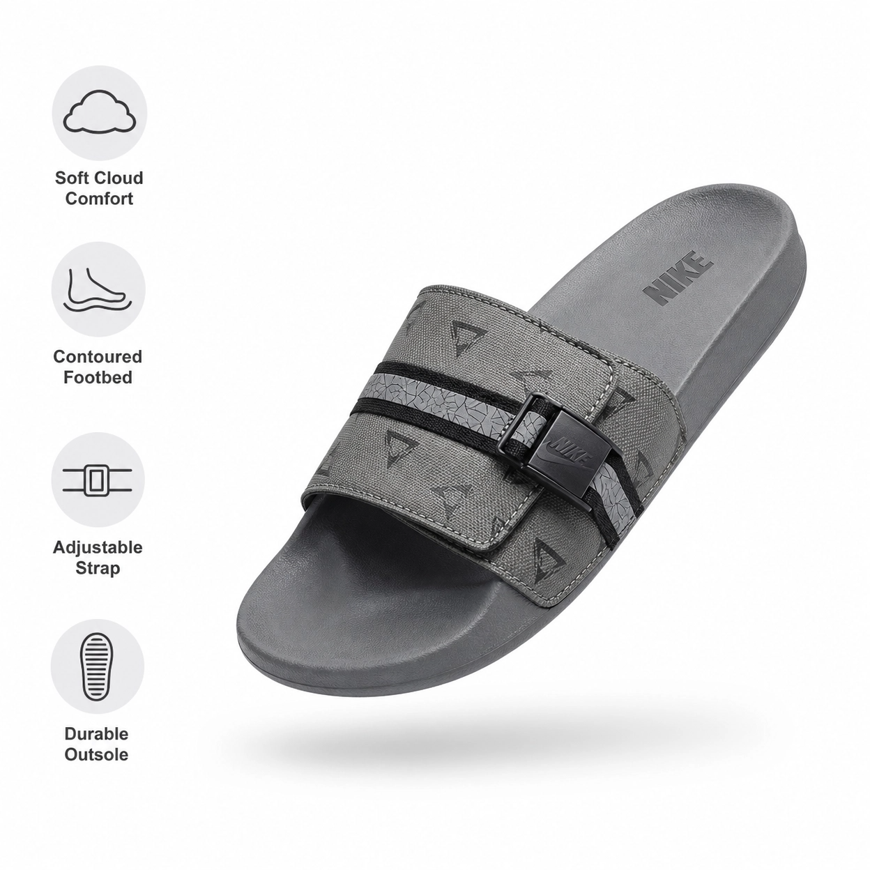 Nike Unisex Comfort Adjustable Offcourt Slides